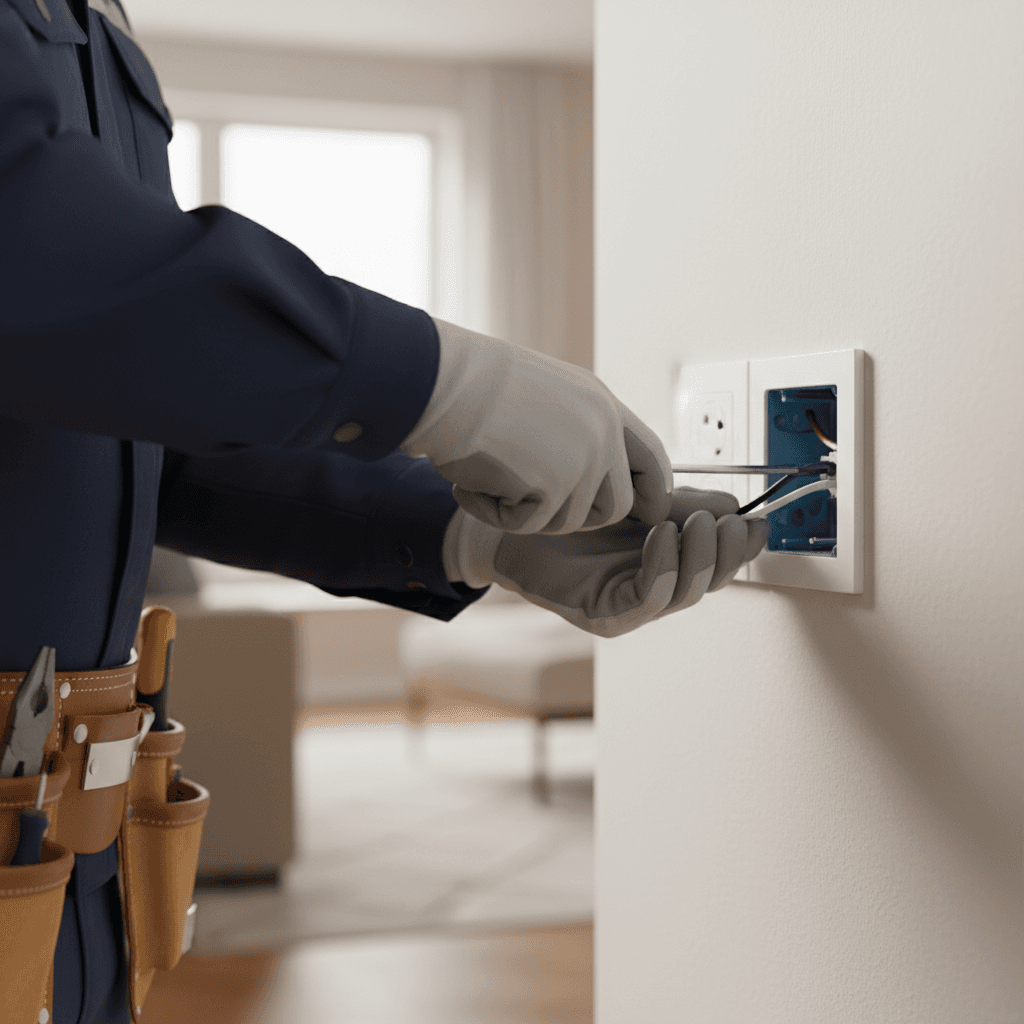 New electrical installation